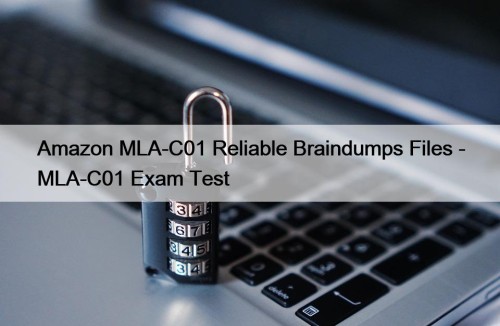 Amazon MLA-C01 Reliable Braindumps Files - MLA-C01 Exam ...